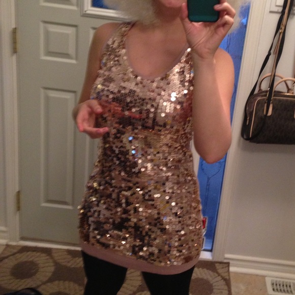 Urban behaviour mini sparkly dress - Picture 4 of 4